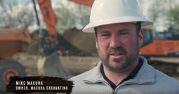 Mike Macura, owner of Macura Excavating